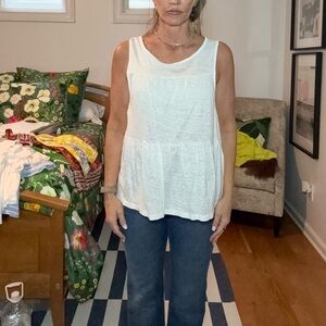 J. Crew White Tank Top